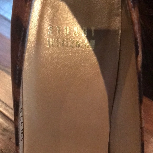 Stuart Weitzman Patent  Animal print heels size 7m - Picture 7 of 7